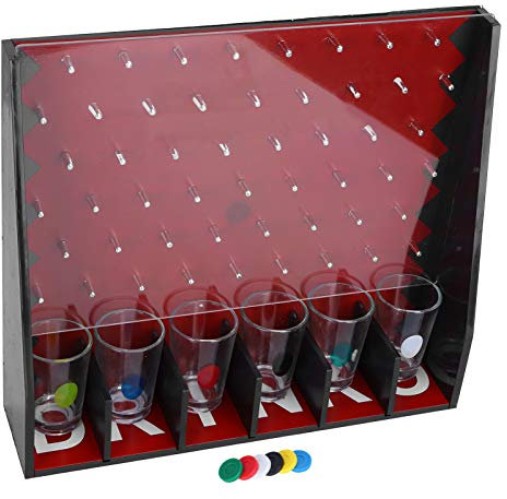 ciciglow Bere Giochi da Tavolo, intrattenimento Bere Gioco, Party Drink Shot, Party Drinking Game, Durevole Interessante per Adulti Coppie riutilizzabili Portatili