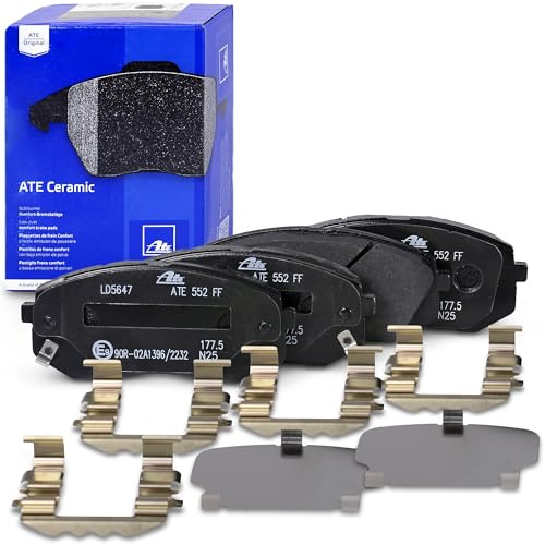 ATE CERAMIC Bremsbelagsatz vorne 13.0470-5647.2 | Kompatibel mit: HYUNDAI i40 I, i40 I CW, ix35, ix35 Van, KONA, TUCSON, TUCSON Kasten/SUV, KIA CEED, CEE'D, CEE'D Combi Van