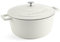 MasterClass Casserole Dish with Lid, Large 5L/28 cm, Lightweight Cast Aluminium, Induction Hob and Oven Safe, Cream