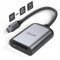 Alxum CFexpress Typ A Kartenleser, 10Gbps USB 3.2 Gen 2 Tragbarer Aluminium Speicherkartenleser für Filmemacher/Fotografen/Vlogger – Unterstützung Android/Windows/macOS