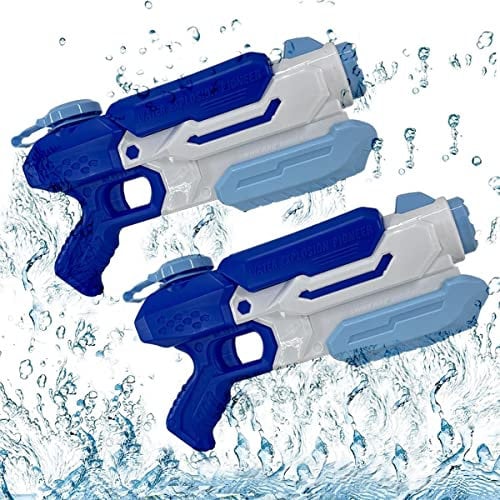 xwin sportseries Water Blaster Gun for Kids with 1200ml Tank Capacity 35 Feet Shooting Range High Pressure Gun soaker Pump Water Blaster Squirt Gun Toy for Beach Swimming Pool Party (Pack of 2)