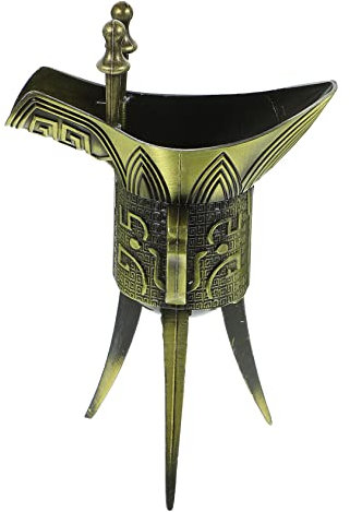 KOMBIUDA Antiker Kupferbecher Retro-trinkbecher Altes Trinkgeschirrgeschenk Kelch Kelch Weinkrug Stativ-weinbecher Foto-requisiten Aus Metallbechern Zinklegierung Büro Haushalt Retro-becher