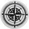 Kompass Patch Travel Patch Groovy Patch Bestickt Iron on Sew on Patch Abzeichen für Kleidung usw. 7 cm