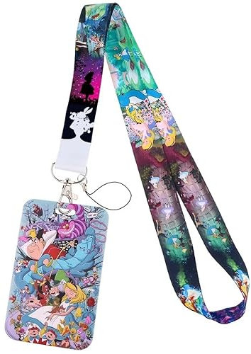 Porte carte badge Alice au pays des merveilles