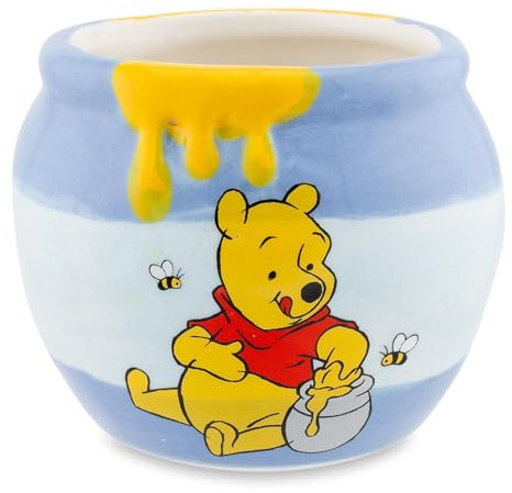 Winnie the Pooh Disney Hunny Pot Sculpted Ceramic Mini Cup | Holds 2 Ounces