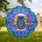 ALEENFOON Moulins à Vent en métal, Ornements de Jardin Magiques 3D, Moulin à Vent Rotatif en métal pour Cour extérieure, Patio, pelouse et décoration de Jardin, Cadeau (Hibou)
