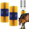 Vieh Kratzbürste 2er Pack - Effektive Halbrunde Kratzbürste für Pferde und Kühe - Pferde-Rückenkratzer für zufriedene Tiere - Ideal für die Tierpflege - Kratzbürste Pferd und Kuh