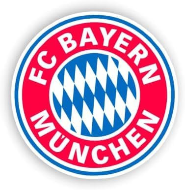 Hicsticayt Bayern Munich Sticker, Aufkleber, Doppelpack, mehrere Größen (5cm)