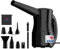 XPOWER Cyber Duster Electric Air Duster for Dusting Drying Inflating Blowing Car Detailing Computer Maintenance Leaf Blowing High Performance Motor Eco-Friendly (Black, A-2S)