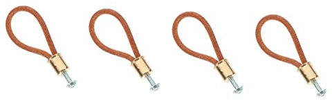 Amosfun 4 Pièces Quincaillerie D'armoire Poignées De Porte Anciennes Boutons Dorés Poignées De Porte De Ferme De Porte Tire Le Bouton De D'aluminium