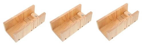 DIYEAH 3stücke Holzform Für Seifenherstellung Robuster Seifenschneider Schneidewerkzeug Für Handgemachte Seifen Für -seifenprojekte Einfache Und Langlebig