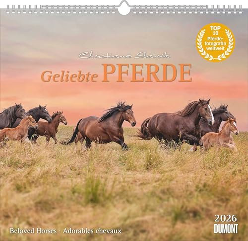 DUMONT - Geliebte Pferde 2026 – Wandkalender 38 x 36 cm – Pferdefotografie von Christiane Slawik für Pferdeliebhaber: Beloved Horses - Adorables chevaux