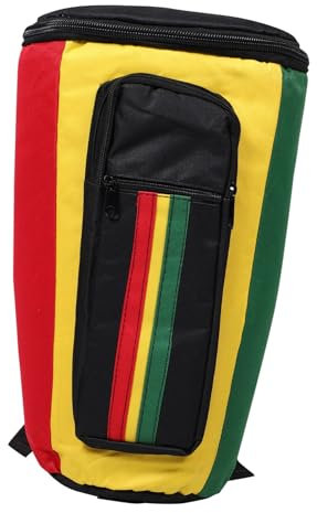 ERINGOGO Trommeltasche Für 8 Zoll Afrikanische Djembes Gepolsterter Rucksack Mit Schultergurt Regenfestes Material Schutz Und Transport Für Percussion Instrumente