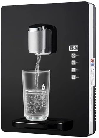 Wall-Mounted Mains Fed Unit Water Dispenser, Dual Temperature Control Intelligent Drinking Water Dispenser, Three Seconds Quick Heat, Hot Water 30L/h, Temperature Adjustment, for House Hold/Office
