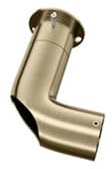 28mm Room Darkening Corner Bracket for Curtain Poles - Antique Brass | Corner bracket for 28mm curtain poles. Supports room darkening setups. Strong and durable for secure pole fitting.