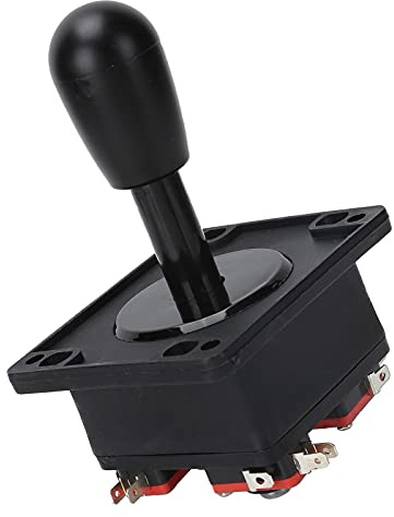 Tomantery DIY Kits High-Quality Joystick Accessories USB Encoder Board for PC Game, Easy to Operate for Multiplayer Game Machine with Style Joystick, Suitable for All Levels of Players (Black)