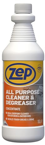 Zep All Purpose Cleaner & Degreaser Concentrate 1L | Heavy Duty Multi Surface Cleaner for Kitchen, Floors & Hard Surfaces, Powerful Grease Remover, Makes Up to 10L of Solution