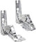 Spares2go, lot de charnières de porte compatible avec Hettich pour réfrigérateur, congélateur encastrés, 3363 3362 5,0, 41,5