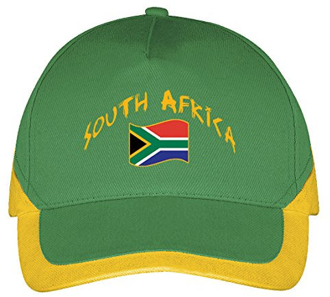 Supportershop Südafrika Cap Unisex Erwachsene, Grün, FR: Einheitsgröße (Herstellergröße: Einheitsgröße)