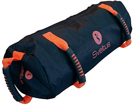 Sveltus Power Bag verstellbar, Unisex, Erwachsene, Schwarz/Orange