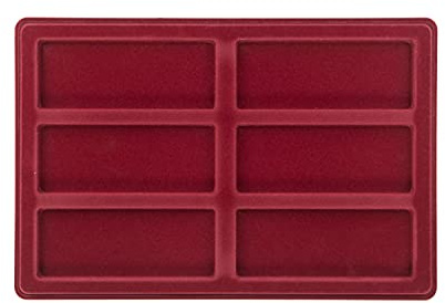 MC.Sammler Münzentableau Münztableau mit Schutzdeckel für 6 Münzen - 140mm x 55mm - Münzkoffer - Münzkassette - Verschiedene Varianten zur Auswahl | 140mm x 55mm, Münzkoffer, Münzkassette, Verschiedene Varianten zur Auswahl