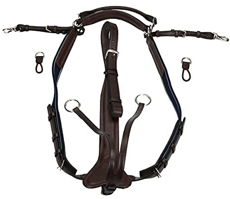 Horseware Rambo Micklem 3-Point Breastplate Pony Brown