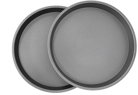 Samuel Groves Sandwich Cake Pan Tin Set - Superior Double Coated Non Stick Fixed Base - UK Made (7 Twin Pack)