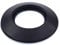 TYGERIX® Rosone Coprimuro in Silicone Nero da 80 mm | Rosetta Flessibile per Copertura Tubi di Caldaie Stufe e Qualsiasi Impianto | Resiste fino a 1000°C | Materiale Certificato