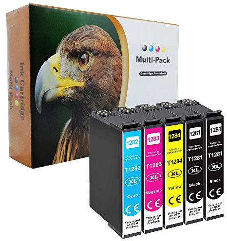 5er Set Druckerpatronen kompatibel zu Epson Stylus Office BX305f BX305fd BX305fw S22 SX125 SX130 SX230 SX235w SX420W SX425W SX430W SX435w SX438W SX440W SX445W