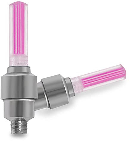 YUNHOME Ventilkappen Fahrrad Reifenventilkappen Ventildeckel Auto Auto Multicolor Rad Led Reifen Ventil Reifen Kühlen Abdeckungen Für W203 W204 211 Amg Smart Starline A93 C4 C4 C4-Rosa