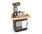 Smoby - Roleplay Food Corner Restaurant,7600310910, 3 Anni, 29 Accessori, 2 Giochi in 1 : Cucina e Angolo per I Clienti