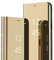 IMIRST iPhone 13 Pro Case, Mirror Design Clear View Flip Bookstyle Luxury Protecter Shell With Kickstand Case Cover for Apple iPhone 13 Pro 6.1 2021. Flip Mirror: Gold