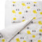 FlyIdeas Baby Bettwäsche Komplett Set 80x80 cm, 100% Reine Zert. Baumwolle Baby Decken Set mit Kissenbezug fur Neugeborenen Kinderbett Stubenwagen & Wiegen, Made in EU