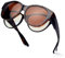 Face Shadow Polarisiert Überzieh Sonnenbrille über Normale Brille Damen UV400 Schutz, Übergroß Überbrille für Brillenträger, Ultra Leicht Fahren Angeln