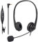 Voistek 2.5MM Telefon Headset mit Mikrofon Rauschunterdrückung, Lautstärkeregelung und Schnelltrennung, Kopfhörer für SPA 303 502G 504G 525G2 AT&T TL 86003 88002 ML17929 Desk Phone ect.(Binaural)