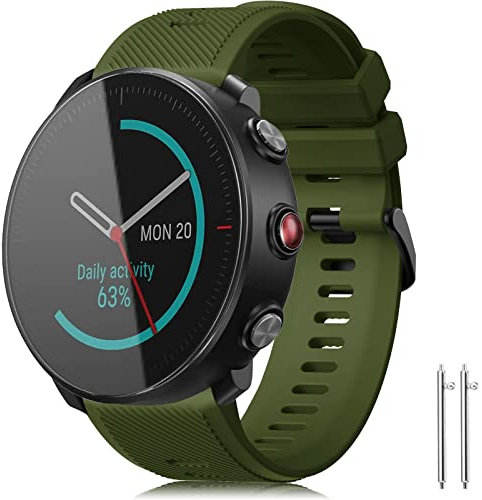 Cinturino Polar Vantage M2 Braccialetto, 22mm Silicone Ricambio Bracciale Sportiva Cinturino per Polar Vantage M, Vantage M2, Grit X, Grit X Pro, Grit X Pro Titan, Vantage V2 Shift