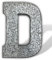 aubaho XXL 52cm Metall Dekoration Garten 3D Größe D - Buchstabe Ziffer Zahl Antik-Stil