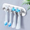 YAYINLI Toothbrush Holder, Electric Toothbrush Holder Wall Mounted, Anti-Rust SUS304 Stainless Steel Metal Toothbrush Head Holders for Bathroom, Self Adhesive Non Screw Tooth Brush Holder Organiser