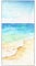 Violetpos Schnell Trocknende und Leichte Strand Handtücher Strandtuch groß 90x180 cm Schnelltrocknendes Mikrofaser Bedrucktes mit Strand Wellen Malerei