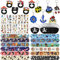 Hpbaggy 46 Stück Piraten Kindergeburtstag, Piraten Augenklappe Piraten Schnapparmband Piraten Tattoos Kinder Pirat Schlüsselanhänger, Kinder Piratenparty Deko