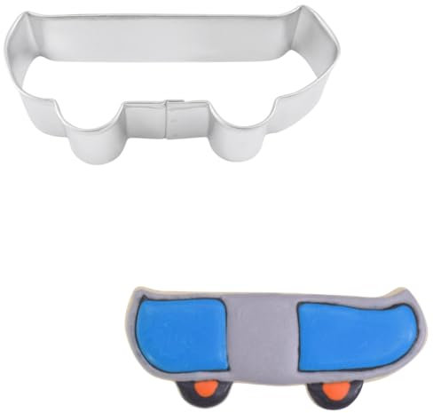 R&M Ausstechform Skateboard 10,2 cm Edelstahl