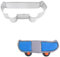 R&M Ausstechform Skateboard 10,2 cm Edelstahl