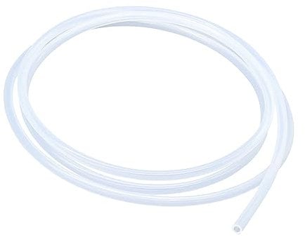 LAVMHAB - Tubo in silicone per uso alimentare, diametro interno 3 mm x diametro esterno 5 mm, 1,5 m, tubo flessibile in gomma siliconica per acqua e aria, trasparente