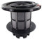 DEKAROX Filtre à lamelles 205 mm de diamètre pour Bosch Siemens 708278 00708278 Filtre pour aspirateur sans sac comme Zoo Pro Animal Relaxx'x