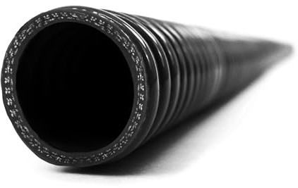 NovaNox® Superflex Silikonschlauch Drahteinlage Ø 13mm bis 54mm Größe wählbar, Innendurchmesser:Ø 13 mm, Farbe:Schwarz
