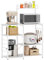 soges Mueble para Almacenamiento Estantes de Cocina Estantería para Horno de Microondas Estante para horno Ganchos ofrecidos para Panadería 90 x 42