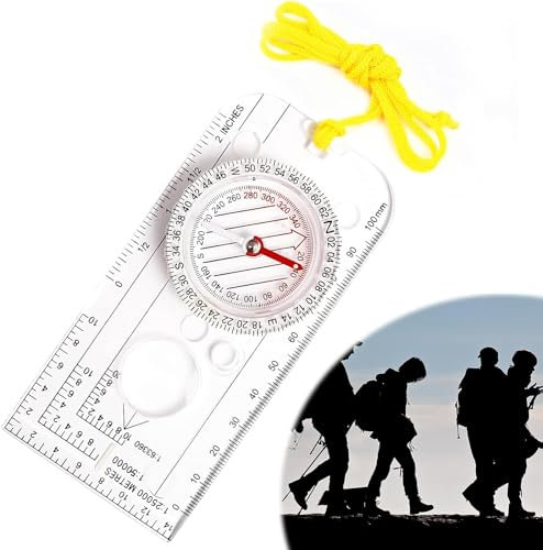 Navigation Kompass,Kompass Kinder Expedition Kompasse Orientierungslauf Kompass Leichter Wanderkompass Pfadfinder Kompass für Outdoor Aktivitäten wie Camping Wandern auch für Kinder geeignet