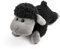 lilizzhoumax Schaf Kuscheltier Plüschtier Flauschiges Stofftier Klein Lamm Kawaii Plüsch Süßes Plüsch Spielzeug Geschenk für Mädchen, Jungen & Babys 20cm/8” Schwarz