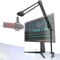 Microphone Arm [25 cm Increase] Professional Overhead Microphone Stand Compatible with HyperX QuadCast, Blue Yeti Microphone Arm, 360° Rotatable, with 3/8 Inch to 5/8 Inch Screw Adapter