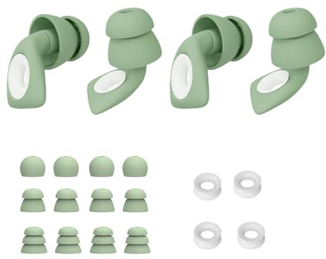 kiskick Loop-Ohrstöpsel, geräuschunterdrückend, Ohrstöpsel zum Schlafen, Geräuschunterdrückung, Ohrstöpsel mit Geräuschunterdrückung, Ohrstöpsel zum Schlafen, Ohrstöpsel, Geräuschunterdrückung,